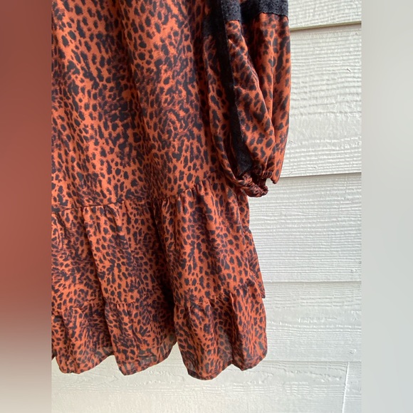 Time and Tru Long Sleeve Lace Babydoll Dress - Picture 3 of 11